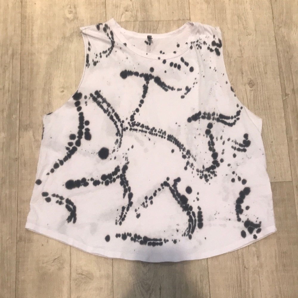 Revelation Raw Edge Splatter Tank Top